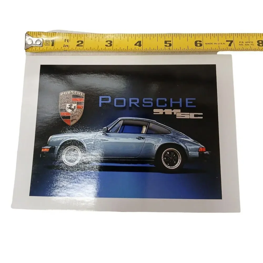 8‎ Luxury Cars GREETING CARDS FEATURING Porsche & Rolls Royce Blank w Envelopes